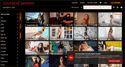 Desktop Screenshot of livesexcamsint.com